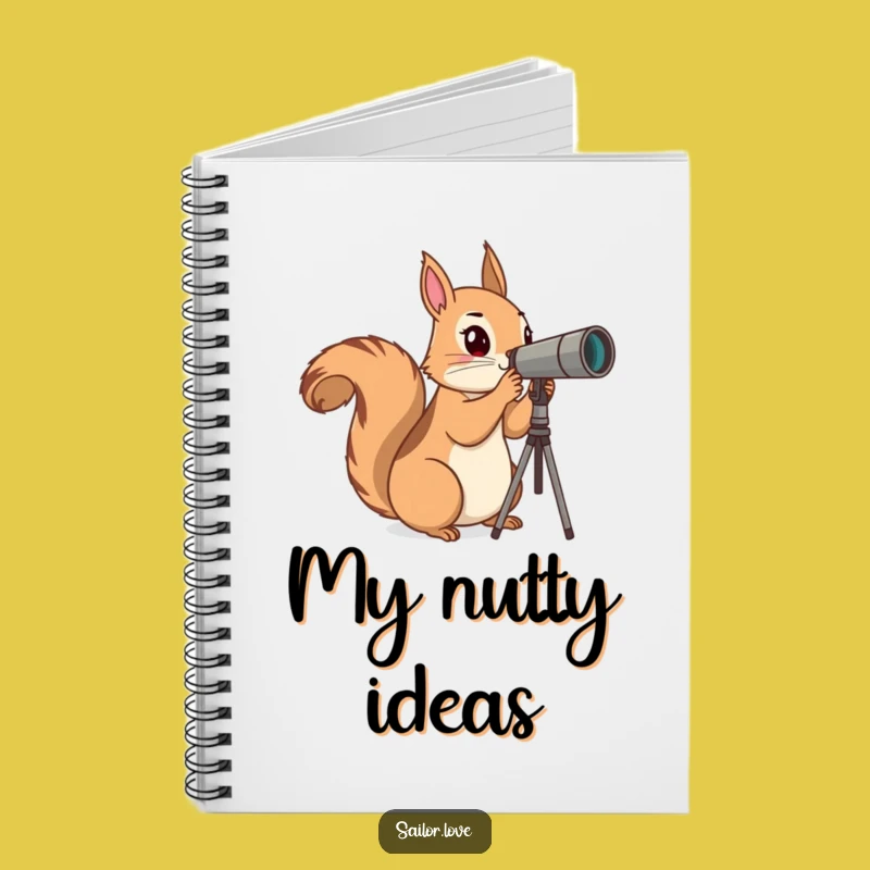 Funny Squirrel Explorer Notebook: Chart Your Discoveries, Perfect Funny Gift